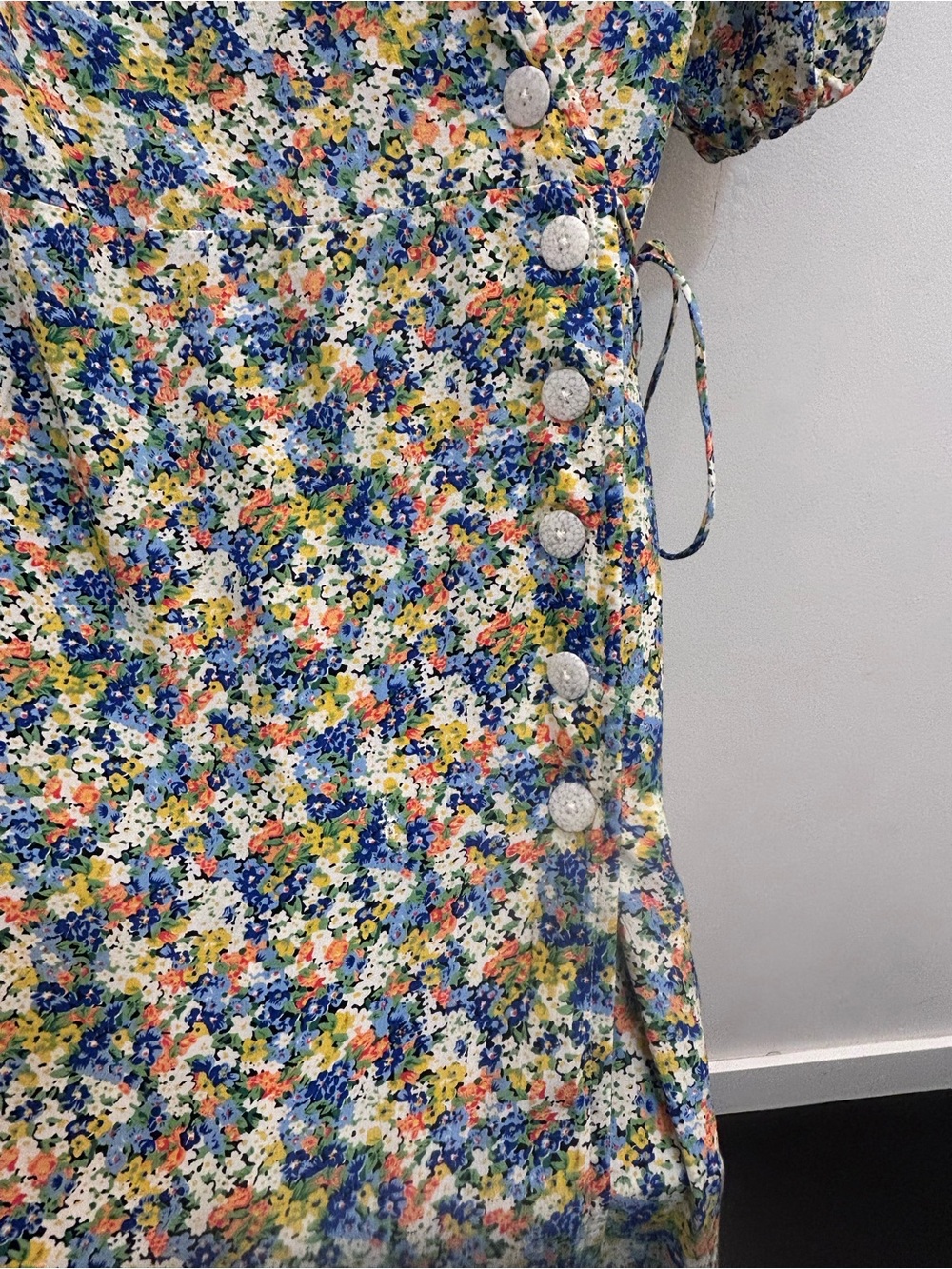 Faithful the Brand Floral Button-Front Wrap Skirt in Multicolor - Picture 3 of 10
